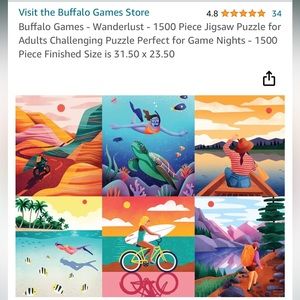 Wanderlust Puzzle- 1500 pieces